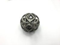 6面球体立体パズル　　金属造形
